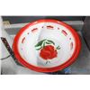 Image 8 : Enamel Pot, Tray & Enamel Rose Basin