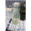 Image 5 : Vintage Glass Bottles in Metal Carrier