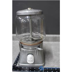 **Steel Bubblegum Machine w/Key