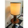 Image 3 : **Western Style Wooden End Table Lamp - Working