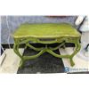 Image 1 : ** Green Painted Vintage Wooden Side Table