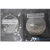 Image 3 : Saskatchewan Themed Pinback Buttons, Dwight Eisenhower Proof, BC Tokens