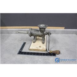 Enterprise No. 12 Tinned Meat Grinder w/ Sausage Attachment