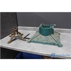 (2) Holiday Tree Stands