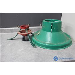 (2) Holiday Tree Stands