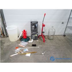 Large Assortment of Wine Making Items