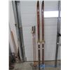Image 2 : (3) Sets of Cross-Country Skis & Poles, & (1) Pair of Boots - Size 7
