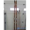 Image 6 : (3) Sets of Cross-Country Skis & Poles, & (1) Pair of Boots - Size 7