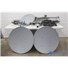 Image 1 : **Satellite Dishes, Mounting Hardware, Tripod, & Cabling