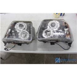 **Used GM Yukon Halo Head Light Assemblies