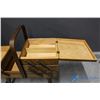 Image 2 : Vintage Wooden Fold Out Sewing Storage Box