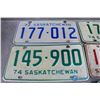 Image 2 : (6) 1970's Sask License Plates