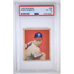 1949 BOWMAN ROBIN ROBERTS #46 BASEBALL CARD