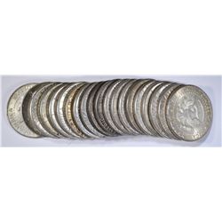 20-CIRC 1964 KENNEDY HALF DOLLARS