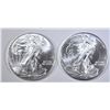 Image 1 : 2-BU 2010  AMERICAN SILVER EAGLES