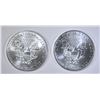 Image 2 : 2-BU 2011 AMERICAN SILVER EAGLES