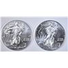 Image 1 : 2-BU 2017   AMERICAN SILVER EAGLES