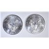 Image 2 : 2-BU 2018 AMERICAN SILVER EAGLES