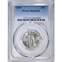 1929 STANDING LIBERTY QUARTER  PCGS MS-63 FH