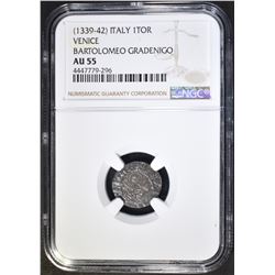 (1339-42) ITALY VENICE  NGC AU-55