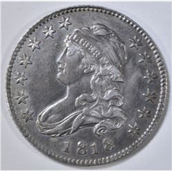 1818 BUST QUARTER  AU