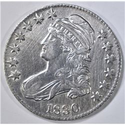 1830 BUST HALF DOLLAR  CH AU  CLEANED
