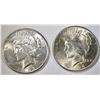 Image 1 : 1923-S & 24 PEACE DOLLARS  BU