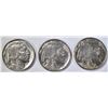 Image 1 : 1937 & 2 37-S BUFFALO NICKELS   CH BU