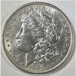 1901 MORGAN DOLLAR  AU/BU