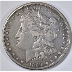 1889-CC MORGAN DOLLAR  VF