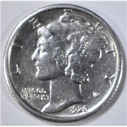 1926-S MERCURY DIME AU/BU