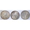 Image 2 : 3-CIRC PEACE DOLLARS: