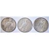 Image 2 : 3-CIRC PEACE DOLLARS: