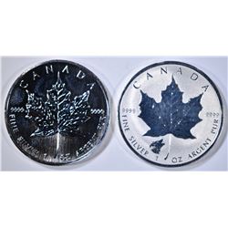 2006 BU, 2016 REV Pf  CANADIAN SILVER MAPLE LEAF