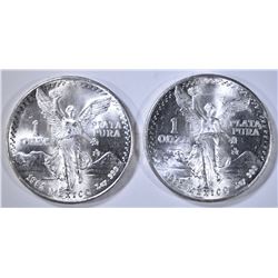2-1982 MEXICO 1-oz SILVER LIBERTADS