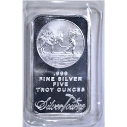 FIVE OUNCE .999 SILVER BAR