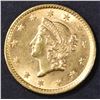 Image 1 : 1854 $1 GOLD LIBERTY  CH/GEM BU