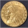 Image 1 : 1908 $2.5 GOLD INDIAN HEAD  GEM BU  SUPERB