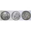 Image 1 : 3 COMMEMORATIVE HALF DOLLARS: