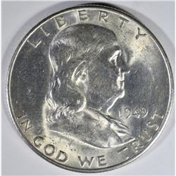 1949-S FRANKLIN HALF DOLLAR BU