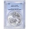 Image 1 : 2000 AMERICAN SILVER EAGLE  PCGS MS-69