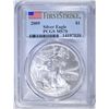 Image 1 : 2009 AMERICAN SILVER EAGLE  PCGS MS-70