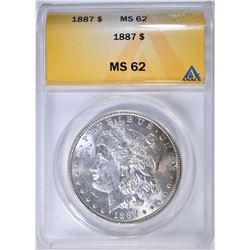 1887 MORGAN DOLLAR  ANACS MS-63