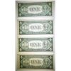 Image 2 : 4 1935-C $1 SILVER CERTIFICATES 3 GEM CU, 1 AU