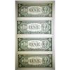 Image 2 : 4 1935-G $1 SILVER CERTIFICATES GEM CU