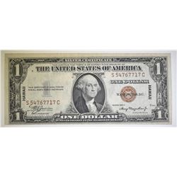 1935-A $1.00 HAWAII SILVER CERT AU/UNC