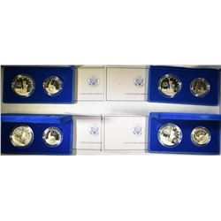 4-1986 2-PIECE PROOF COMMEM SETS