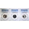 Image 1 : 1965, 1966, & 1967 SMS QUARTERS, PCGS SP67