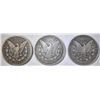 Image 2 : 3-CIRC MORGAN DOLLARS: