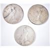 Image 2 : 1922-D, 26-D & 35-S CIRC PEACE DOLLARS
